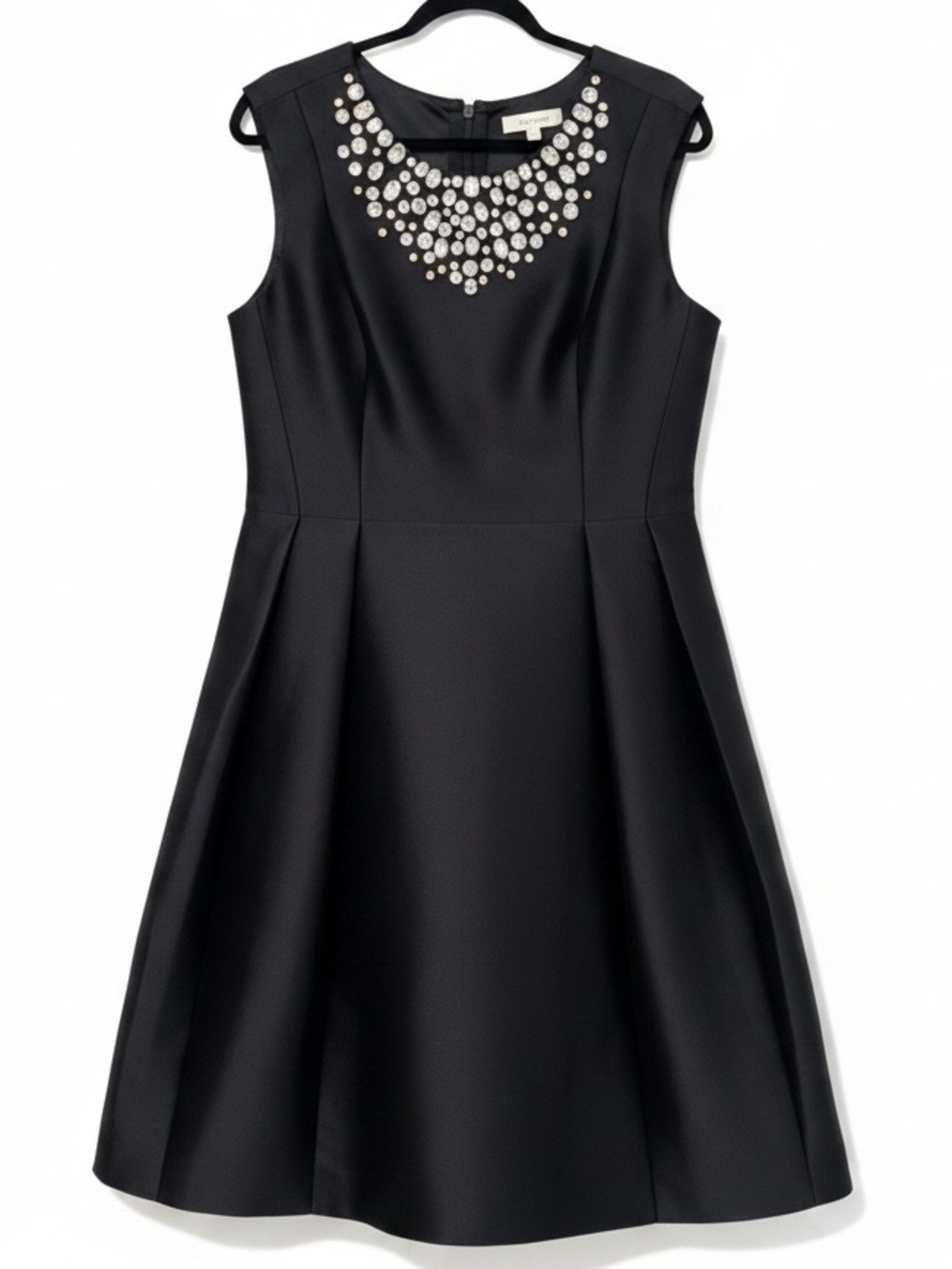 Kate Spade NWT Embellished Cambria Dress Midi Black Size 14 Steal The Spotlight